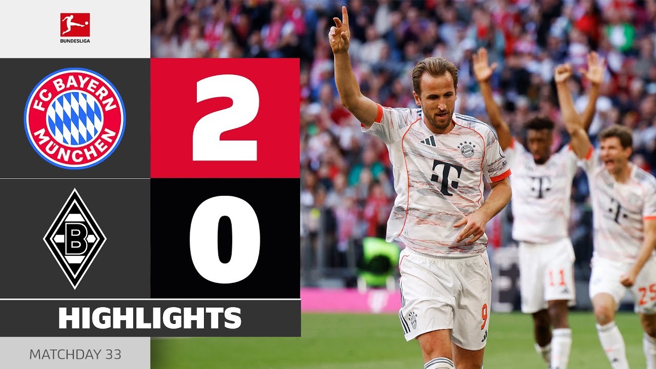 #ไฮไลท์ฟุตบอล [ บาเยิร์น มิวนิค 2 - 0 มึนเช่น กลัดบัค ] บุนเดสลีก้า เยอรมัน 2025/11.5.68